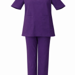 Uniform V-neck Dark Purple -FZ102