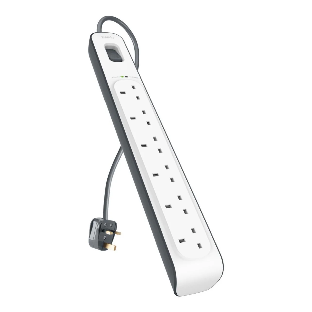 Belkin Surge Master Surge Protector 2m with 6 electrical outlets