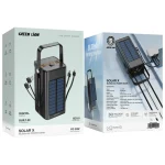 Green Lion Solar X Power Bank - Black