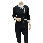 Professional Housekeeper Uniform in Black -FZ123