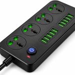 Heatz 12 In 1 Power Plug 3000w 2 M Zc610 Black