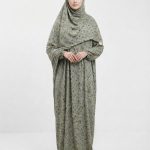 Sage Meadow One-Piece Prayer Dress (Khimar with Attached Abaya)